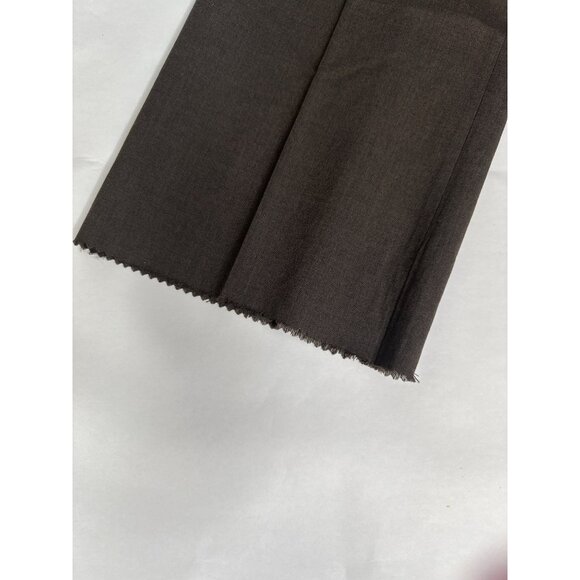 Berle 53x36 Tailored Dress Pants 100% Worsted Wool Pleated Brown Classic Fit - Picture 7 of 10